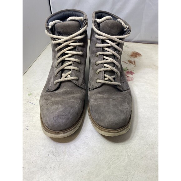 Timberland Women's Bramhall Boot Size 10 Waterproof Lace Up Chukka Gray Nubuck - Picture 11 of 15